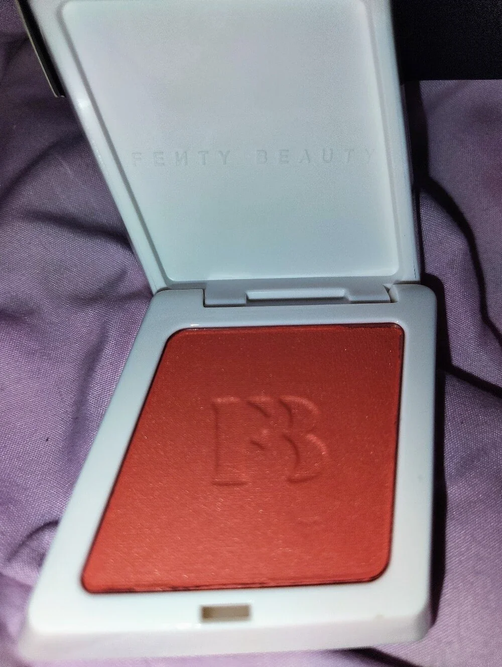 Fenty Beauty Suede Powder Blush - Lolly Poppy Vibrant Coral